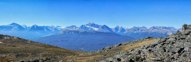 Panorama with Mt. Edith Cavell
